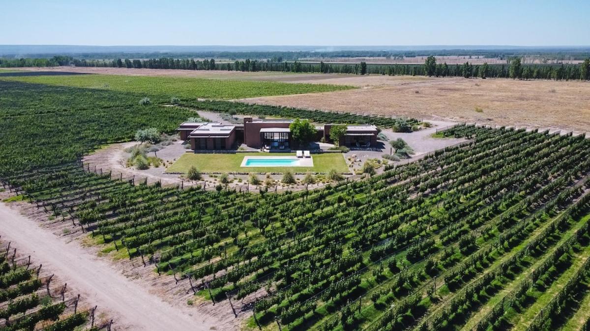 Eugenio Bustos Casa Crux - Bodega Alfa Cruxヴィラ エクステリア 写真